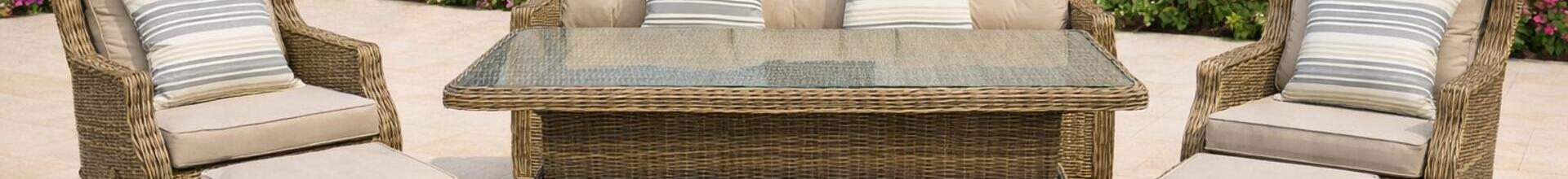 Rioja Reclining High Back Dining Sofa Set