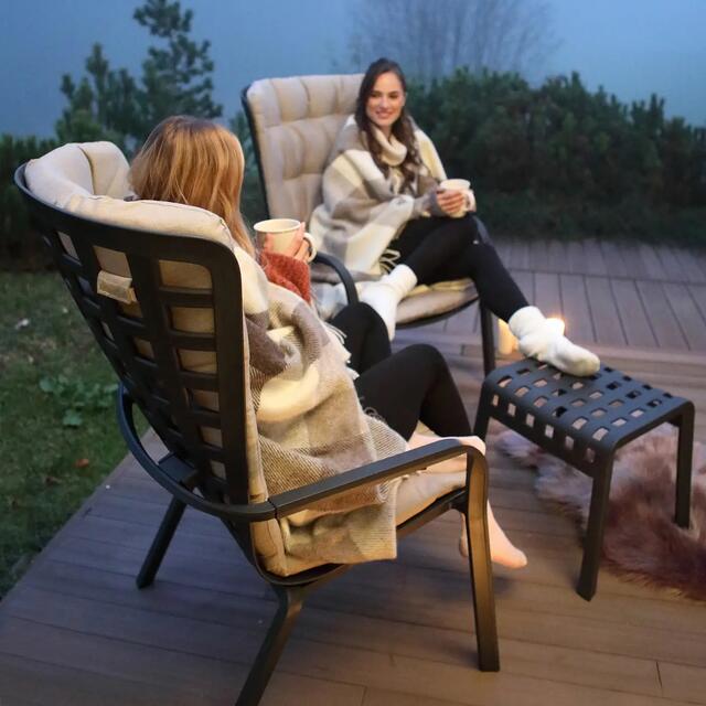 Folio Reclining Rocking Chair Tortora