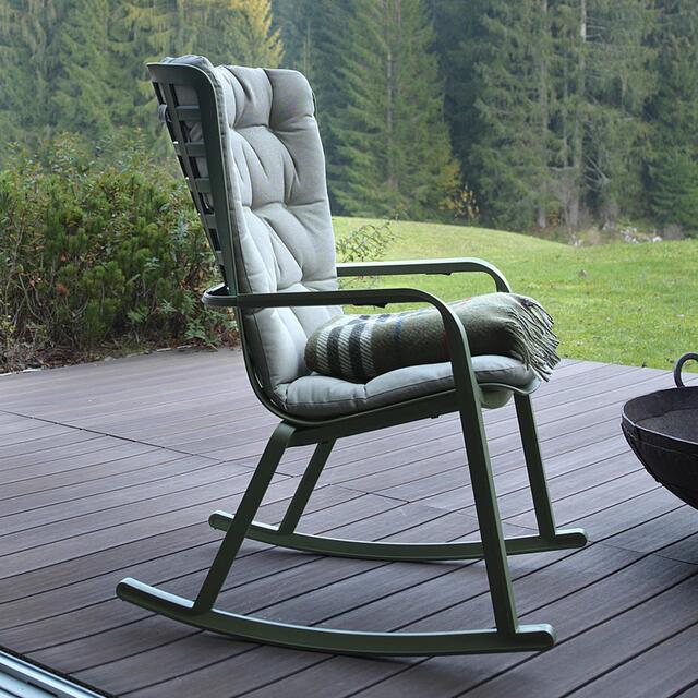 Folio Reclining Rocking Chair Tortora