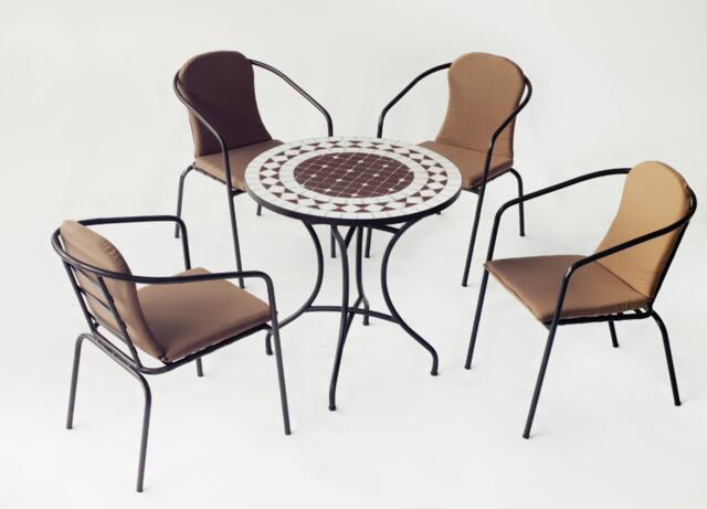 Oran Mosaic 75cm dia. Bistro Table