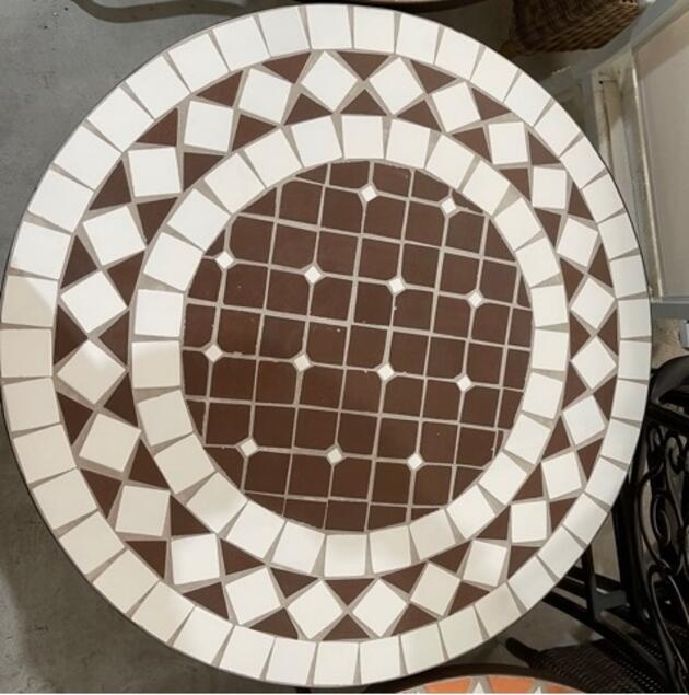 Oran Mosaic 75cm dia. Bistro Table