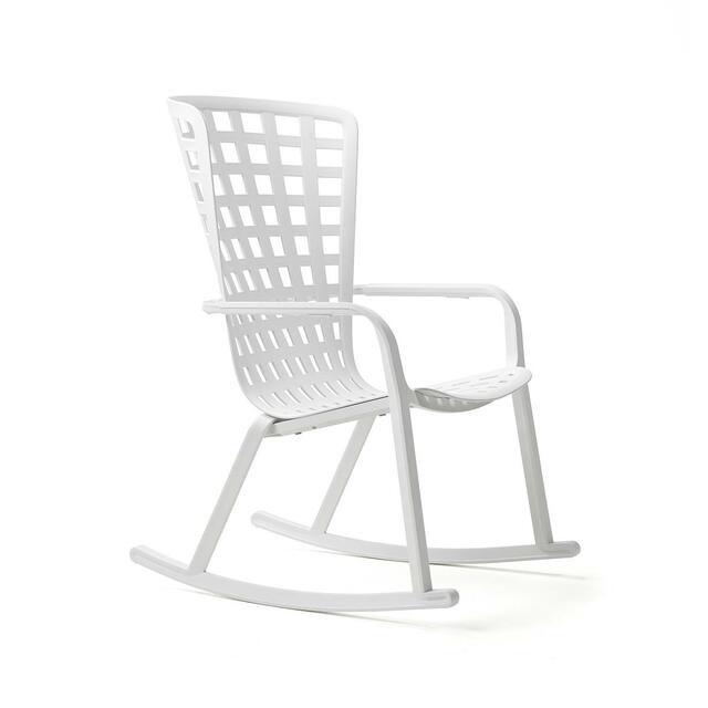 Folio Reclining Rocking Chair White