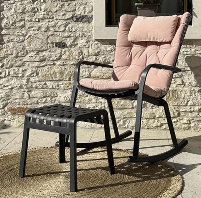 Nardi Folio Reclining Rocking Chair Antracite