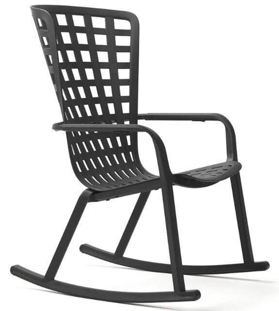 Nardi Folio Reclining Rocking Chair Antracite Nardi Folio Reclining Rocking Chair Antracite