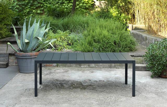 Antracite Rio 140cm Extendable Table (6-8)