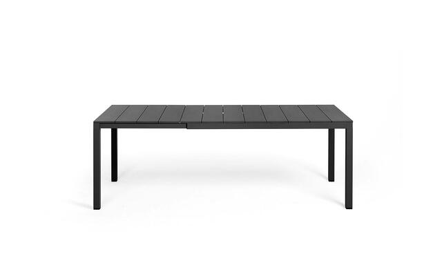 Antracite Rio 140cm Aluminium Extendable Table (6-8)