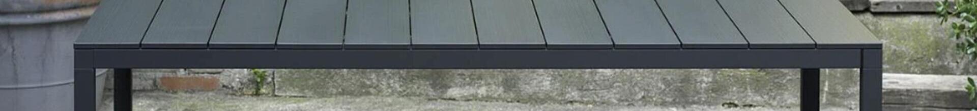 Antracite Rio 140cm Aluminium Extendable Table (6-8)