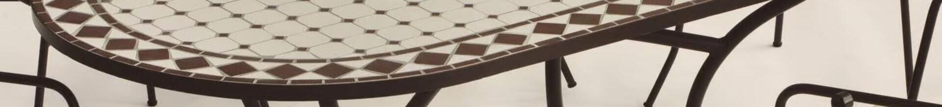 Sambala Mosaic 148 x 88cm Oval Dining Table