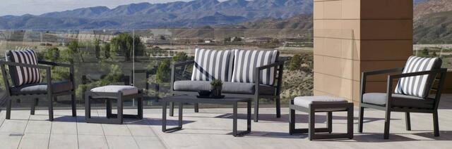 Acapulco 2 Seater Aluminium Sofa Set