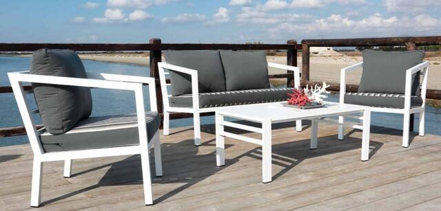 Acapulco 2 Seater Aluminium Sofa Set