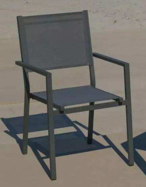 Corcega Aluminium Dining Chair Antracite