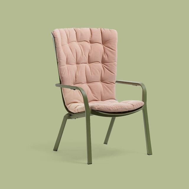 Folio Chair Cushion Rosa - Sunbrella