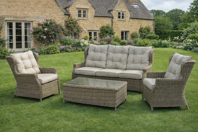 Rioja High Back 3 Seater Sofa Set