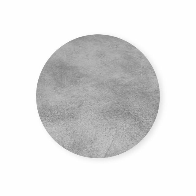 Piano Laminato 80cm dia Table Top Cemento