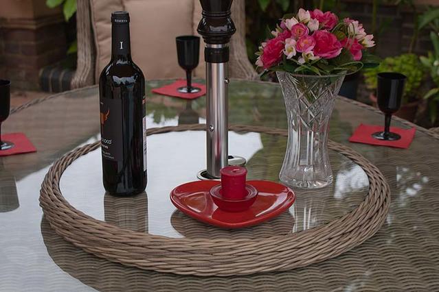 Rioja 160x160cm Triangular Dining Set