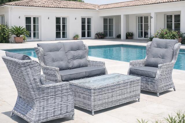 Ribera Pearl 2 Seater Sofa Set