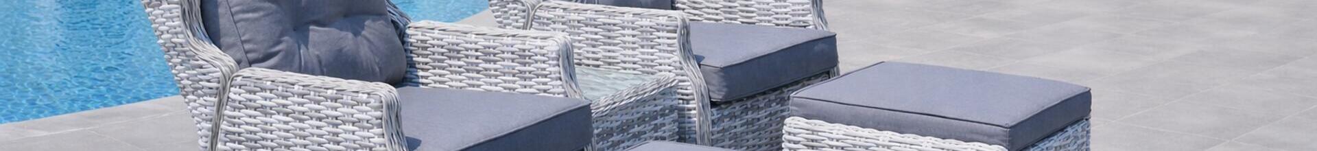 Ribera Pearl High Back Recliner Set