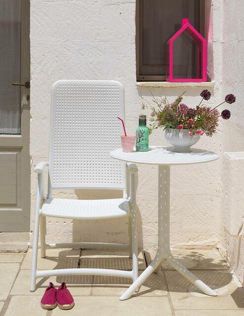 Step Height Adjustable Table Red 