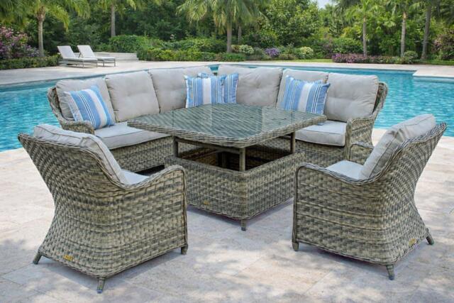 Rueda Rueda Curved Corner Dining Set