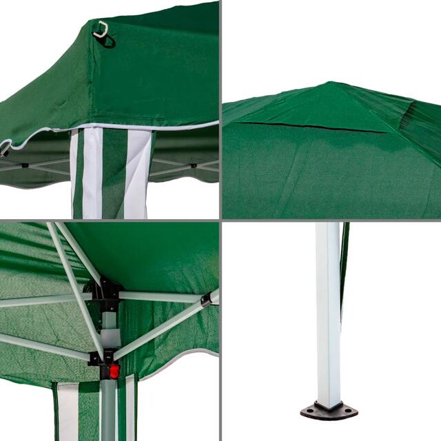 3m x 3m Pop up Gazebo Green