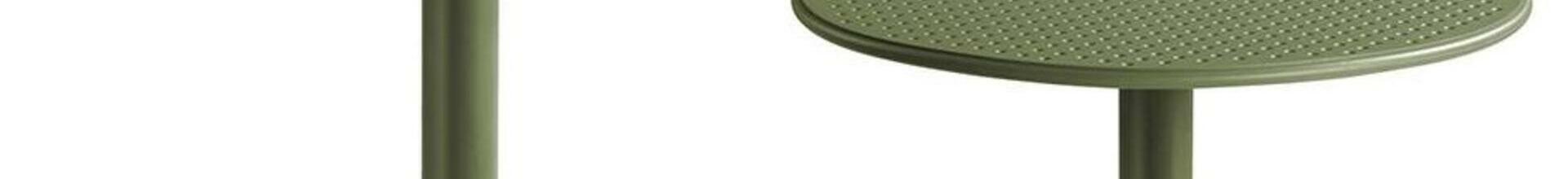 Step Height Adjustable Table Agave Green