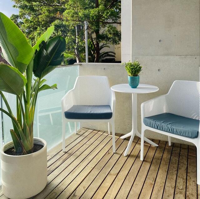 Step Height Adjustable Table Agave Green