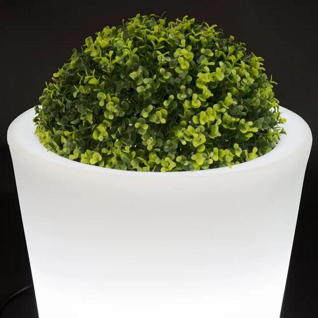 Ibiza Round Illuminated Plant Pot