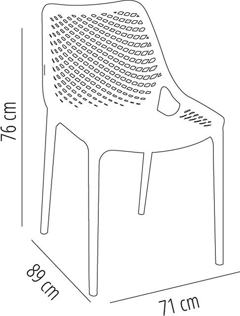 Grid Chair White