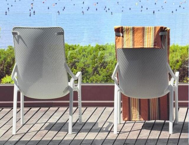 Net Lounge Chair White