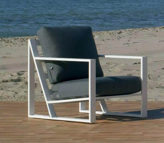 Aleli 3 Seater Aluminium Sofa Set - White or Antracite Frame