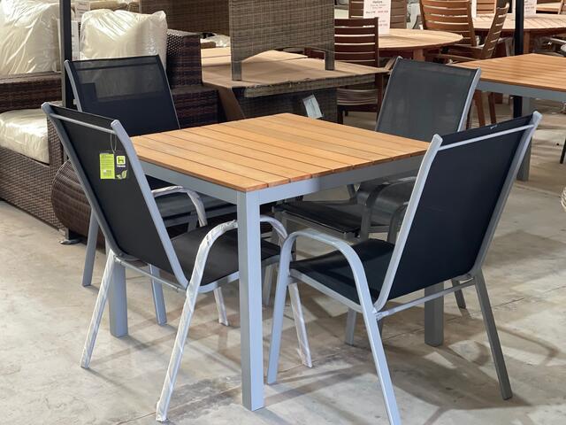 Hevea Denis 80 x 80 Poliwood Dining table