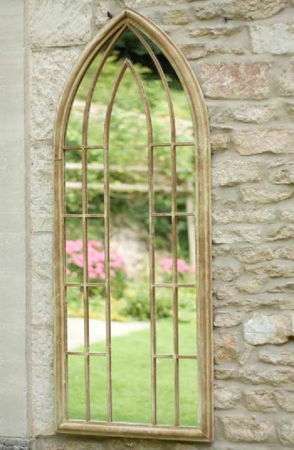 Large Arch Garden Mirror