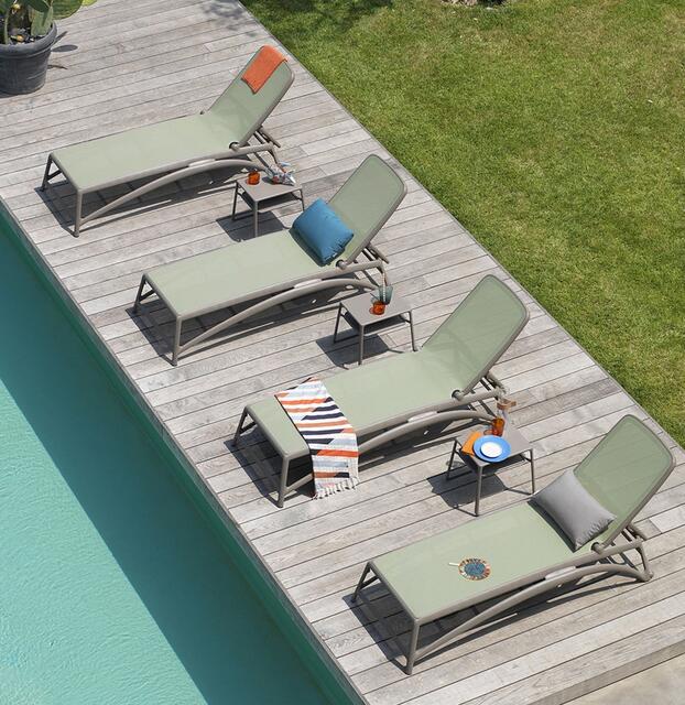 Atlantico Sun Lounger Tortora/Green