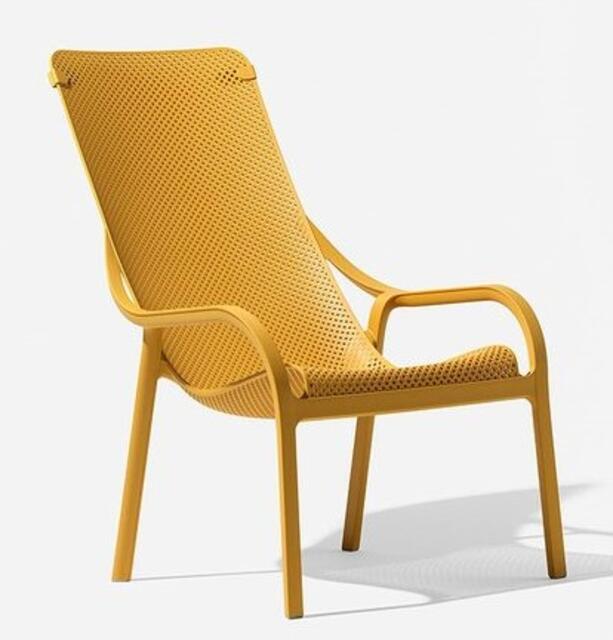 Net Lounge Chair Senape