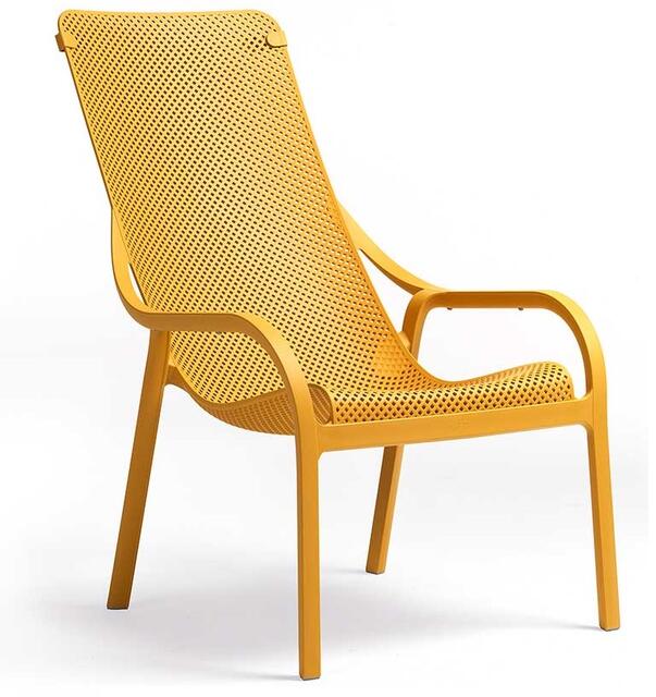 Net Lounge Chair Senape