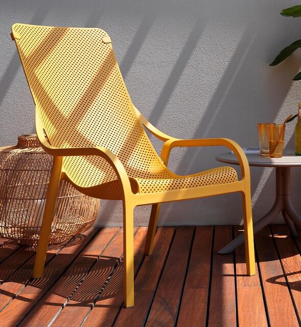 Net Lounge Chair Senape