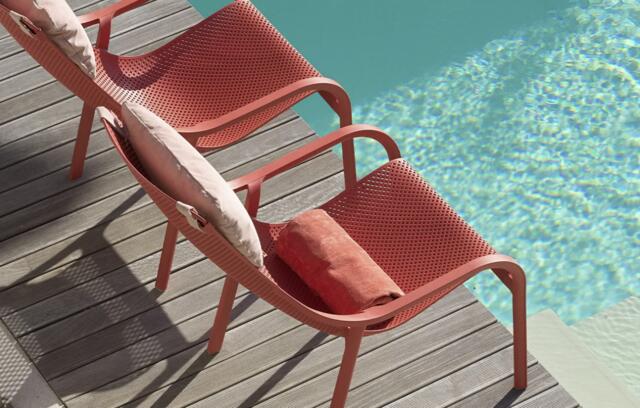 Net Lounge Chair Corallo
