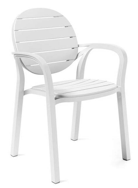 Nardi Palma Dining Chair White/White