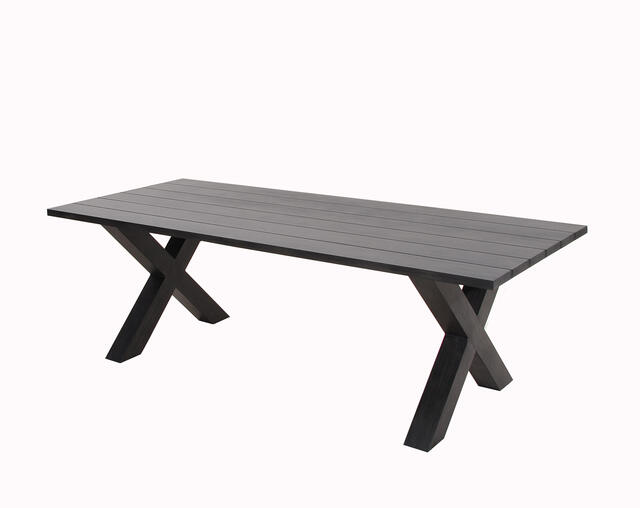 230 x 110cm Aluminium Dining Table