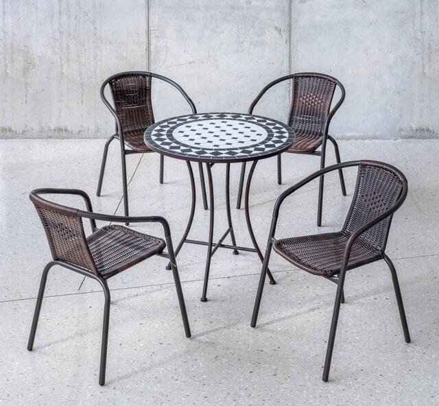 Siena Mosaic 75cm dia. Bistro Table