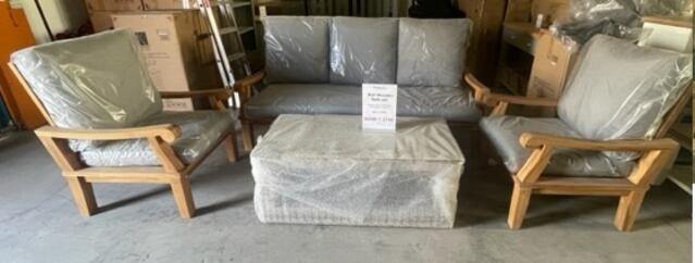 Hevea Bali 3 Seater Sofa Set