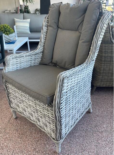 Ribera Pearl Wing Back Dining Chair
