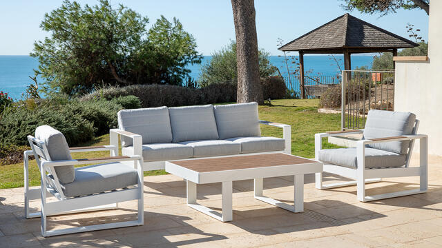 Mykonos Aluminium Sofa Set