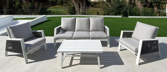 Symi Aluminium Sofa Set