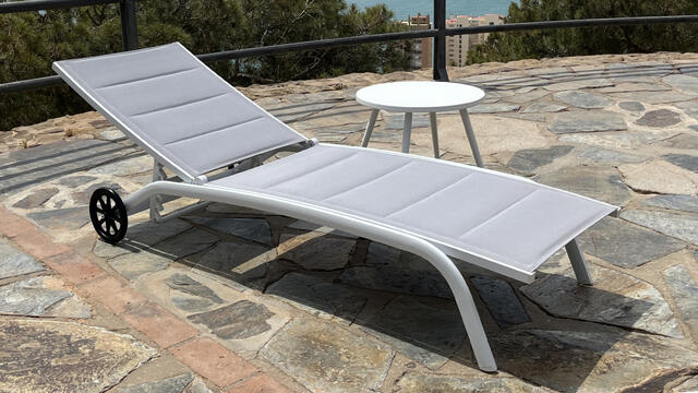 Tinos Aluminium Sun Lounger