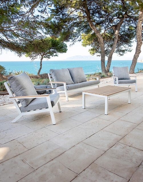 Samos Aluminium Sofa Set
