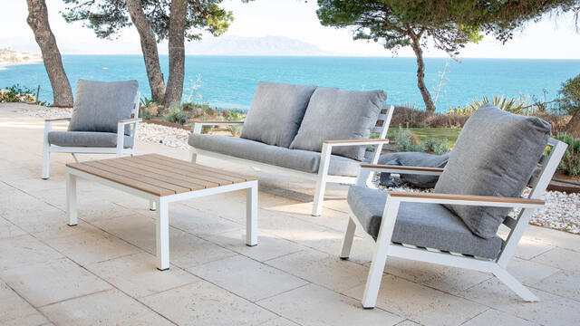 Samos Aluminium Sofa Set