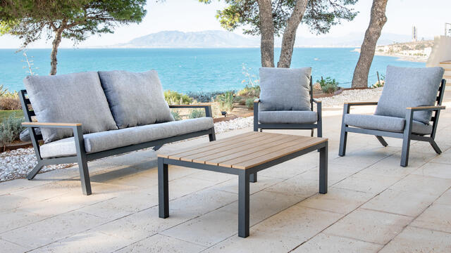 Samos Aluminium Sofa Set