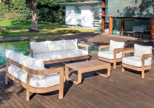 Skyros Aluminium 2.5 seater Sofa Set