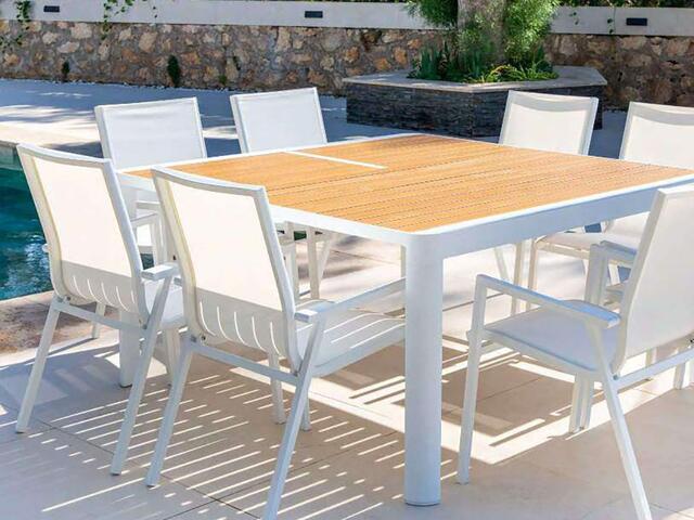Andros Extendable Dining Table (Rectangular to Square) 